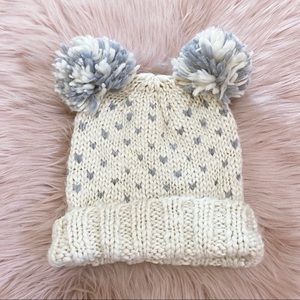 Urban Outfitters Double PomPom Hat